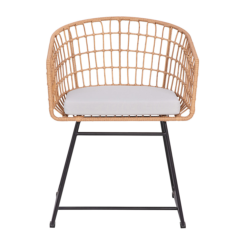 Flash Furniture - Devon Patio Lounge Chair - Natural/Light Gray_9