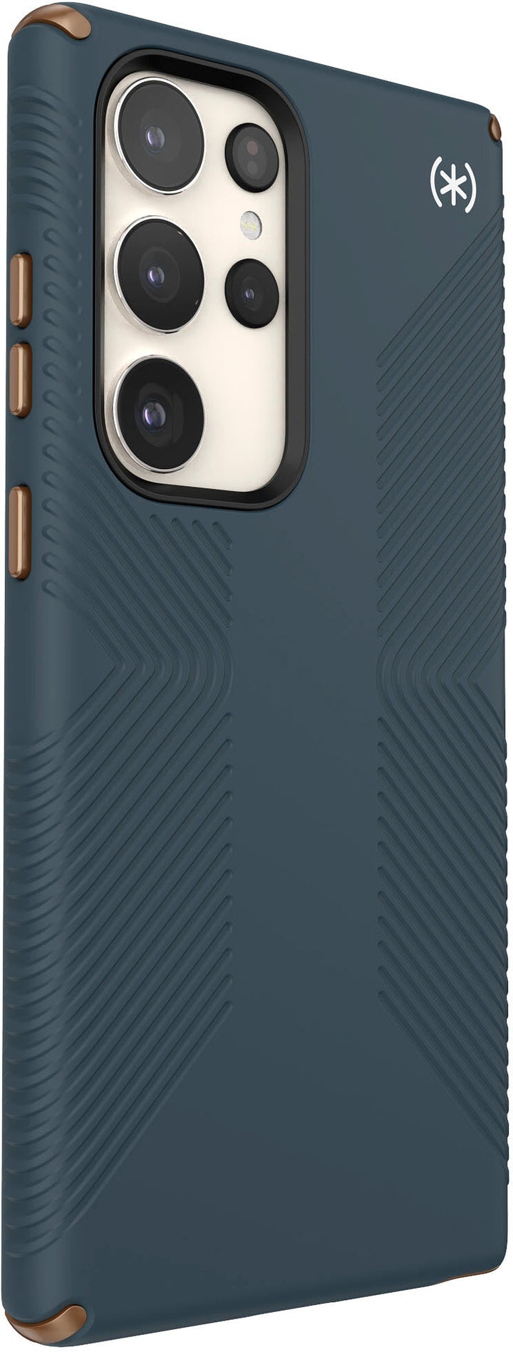 Speck - Presidio2 Grip Case for Samsung Galaxy S23 Ultra - Charcoal Grey/Cool Bronze/White_1