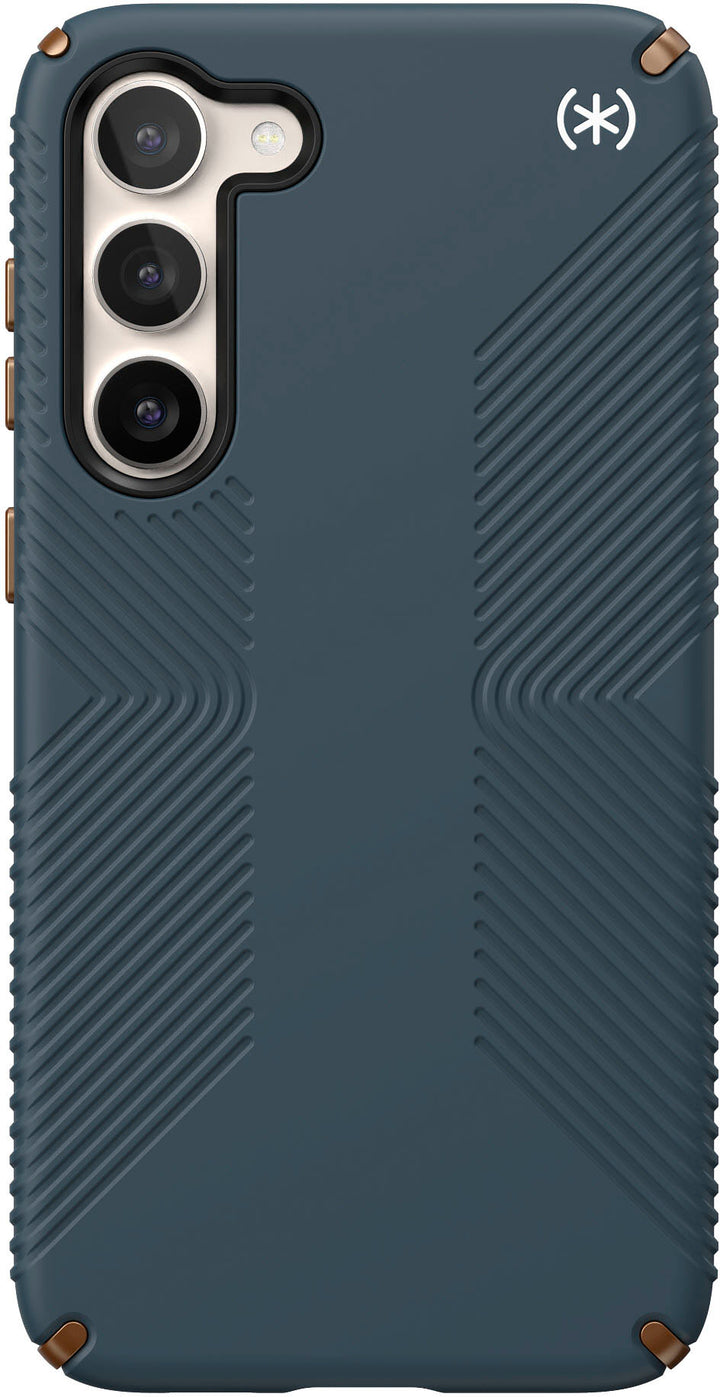 Speck - Presidio2 Grip Case for  Samsung Galaxy S23+ - Charcoal Grey/Cool Bronze/White_0