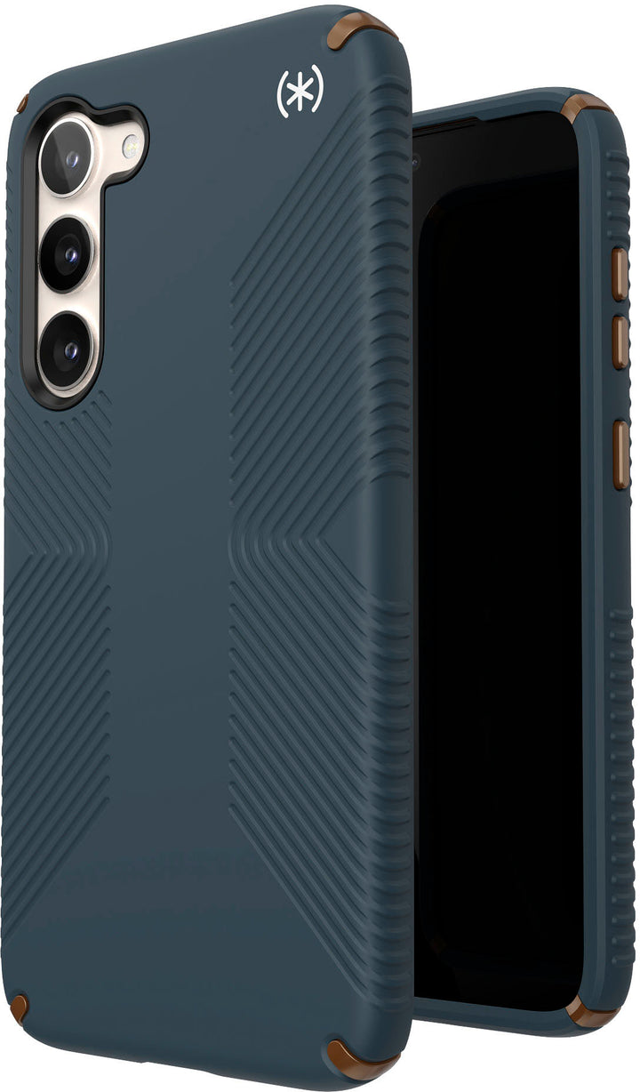 Speck - Presidio2 Grip Case for  Samsung Galaxy S23+ - Charcoal Grey/Cool Bronze/White_3