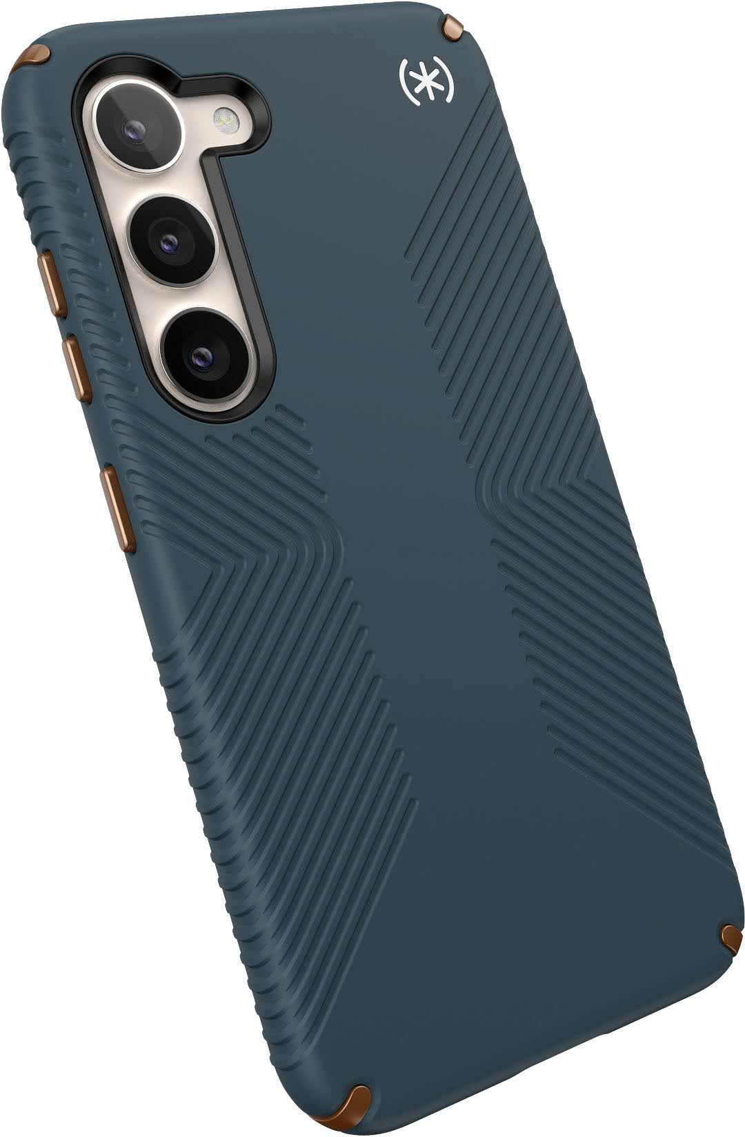 Speck - Presidio2 Grip Case for Samsung Galaxy S23 - Charcoal Grey/Cool Bronze/White_4