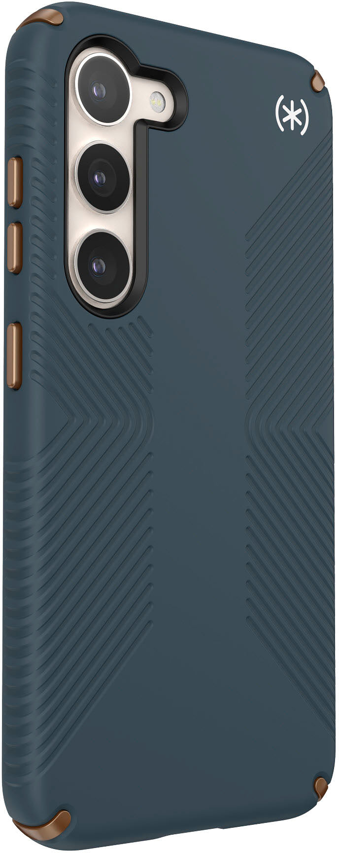 Speck - Presidio2 Grip Case for Samsung Galaxy S23 - Charcoal Grey/Cool Bronze/White_2