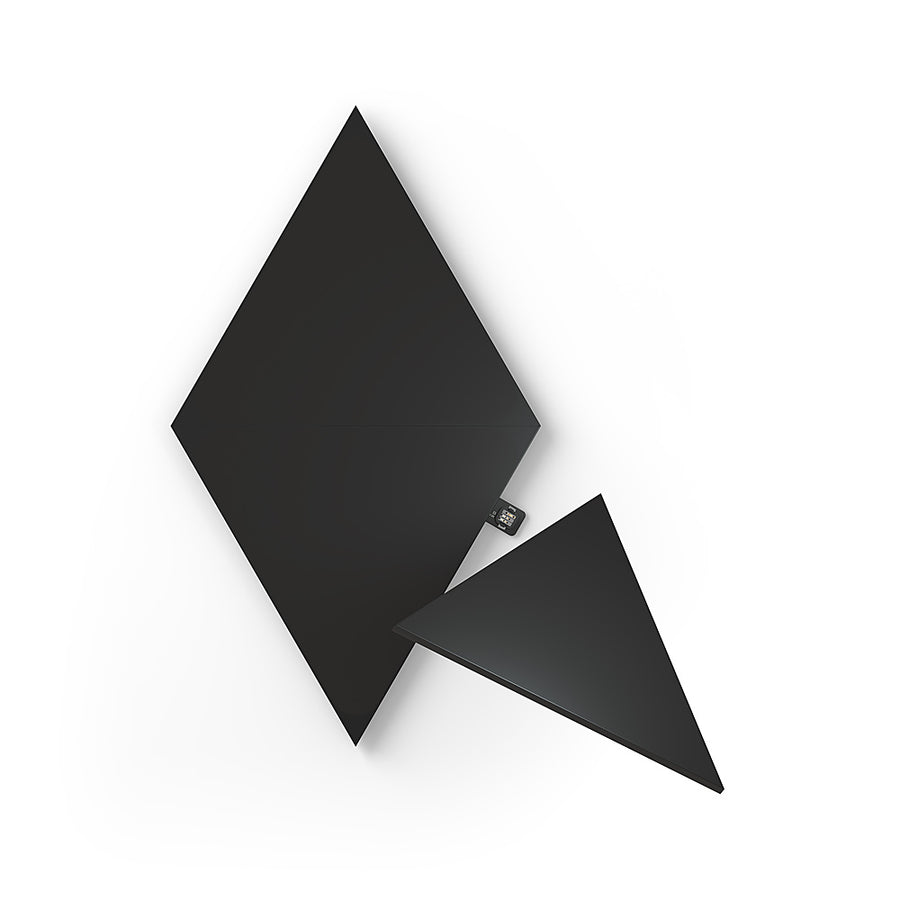 Nanoleaf - Shapes Ultra Black Triangles Expansion Pack (3 Panels) - Multicolor_0