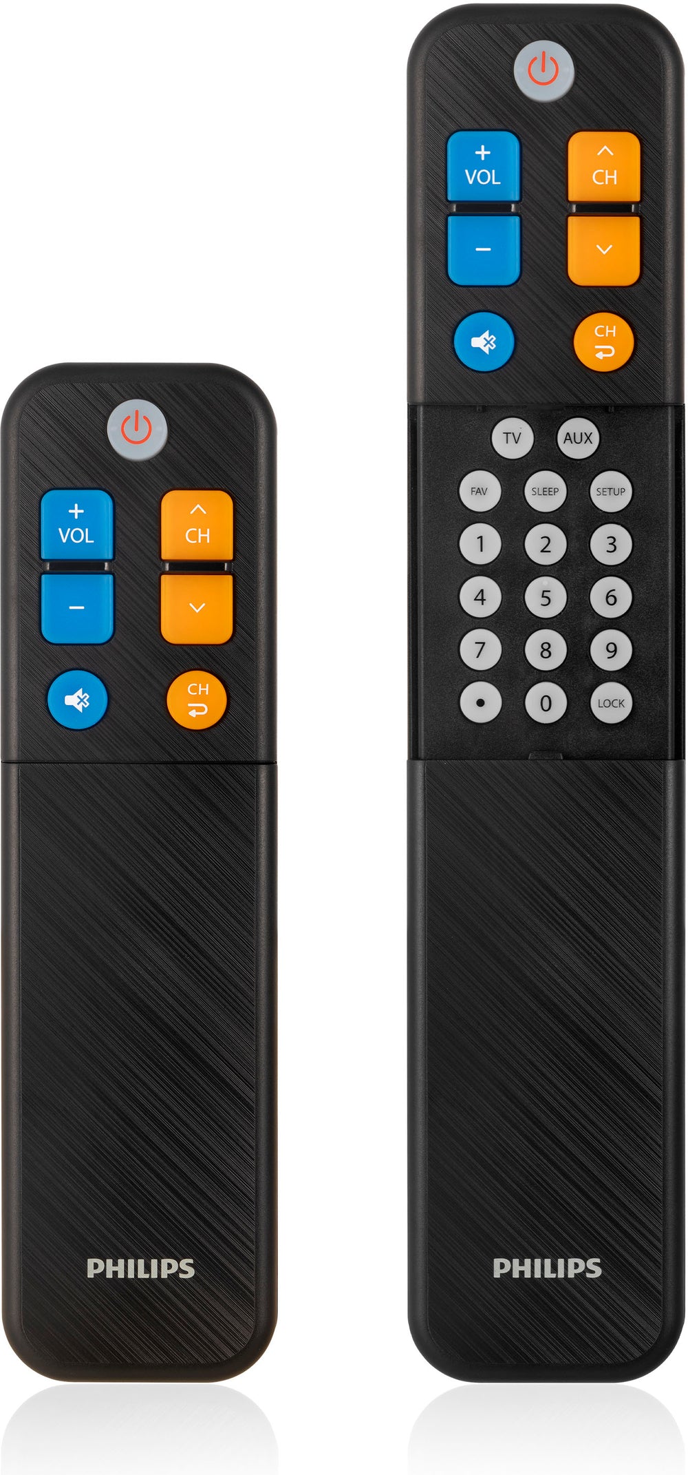 Philips - Elite EZ Slide 2-Device Universal Remote, Black_1