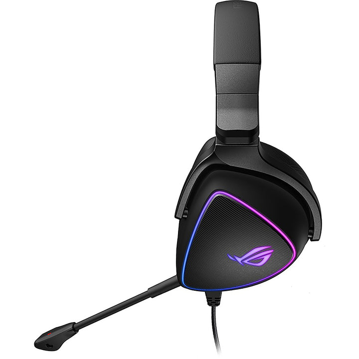 ASUS - ROG Delta S Wired Gaming Headset for PC, MAC, Switch, Playstation, and others with AI noise-canceling mic - Black_5