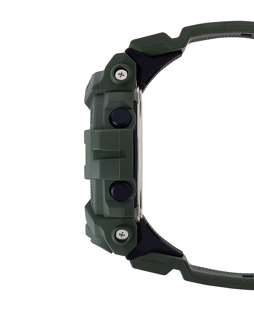 Casio - Men's G-Shock Power Trainer with Bluetooth Mobile Link 49mm Watch - Green_2