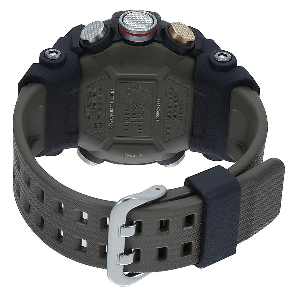 Casio - Men's G-Shock Mudmaster Twin-Sensor Analog-Digital 55mm Watch - Green_1