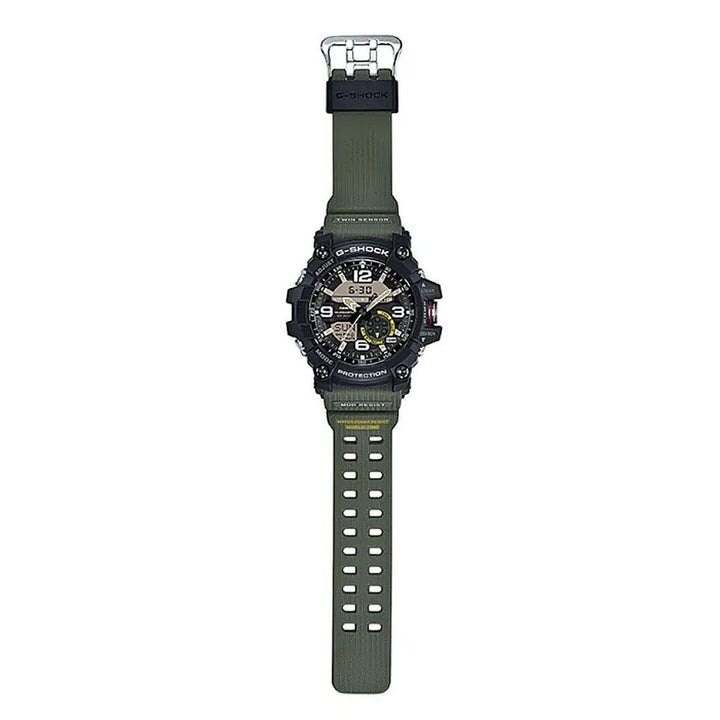 Casio - Men's G-Shock Mudmaster Twin-Sensor Analog-Digital 55mm Watch - Green_2