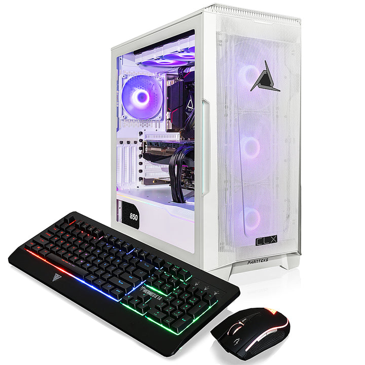 CLX - SET Gaming Desktop - AMD Ryzen 9 7950X - 64GB DDR5 4800 Memory - NVIDIA GeForce RTX 4080 - 1TB NVMe M.2 SSD + 6TB HDD - White_5