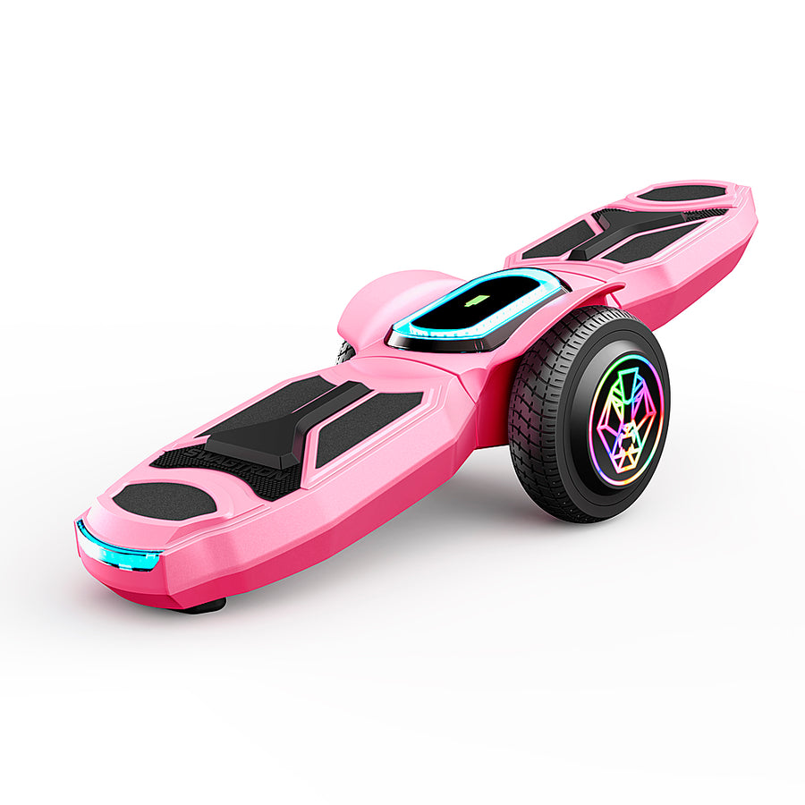 Swagtron - Shuttle Zipboard Electric Hoverboard + Skateboard w/ Maximum Range 3 miles & Maximum Speed  6.3mph - Pink_0