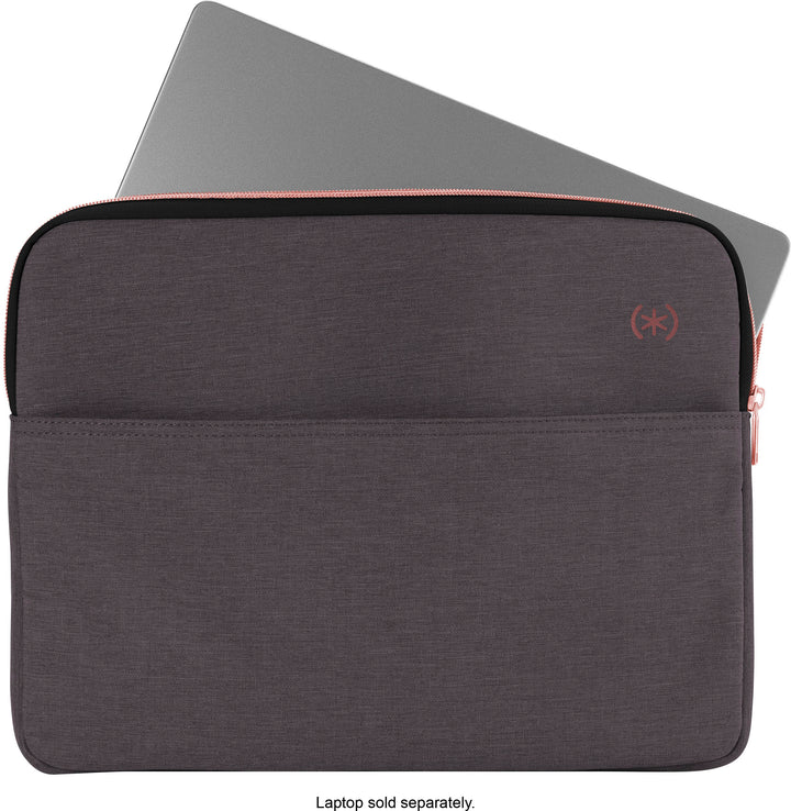 Speck - Transfer Pro Pocket Protective Sleeve Universal 13"-14" for MacBook computers, laptops and tablets - Cloudy Grey/Rose Gold_4