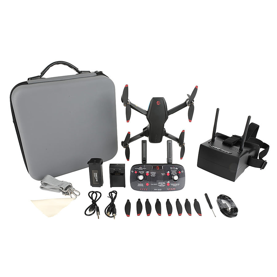 Vivitar - VTI FPV Duo Camera Racing Drone - Black_0