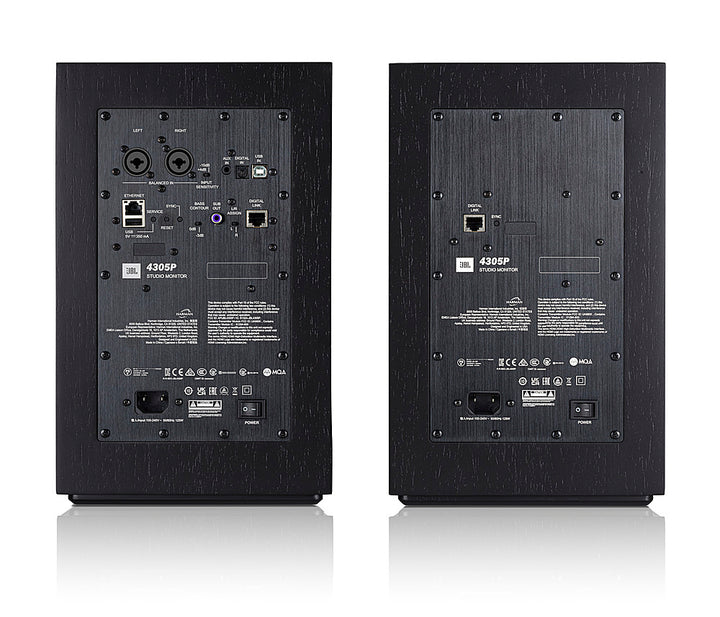 JBL - 4305P 5-1/4" Hi-Res 300W Wireless 2-Way Bookshelf Speakers (Pair) - Black_3