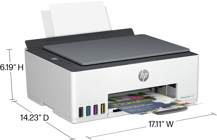 HP - Smart Tank 5101 Wireless All-In-One Supertank Inkjet Printer with up to 2 Years of Ink Included - White_5