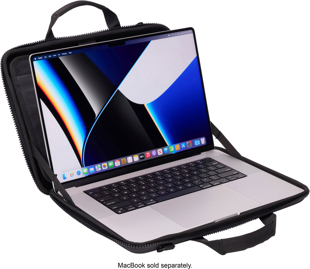 Thule - Gauntlet 4 Attaché Briefcase for all 16” Apple MacBook Pro Models, all 15” Apple MacBook Pro Models & 14.1" PC & Laptops - Black_5