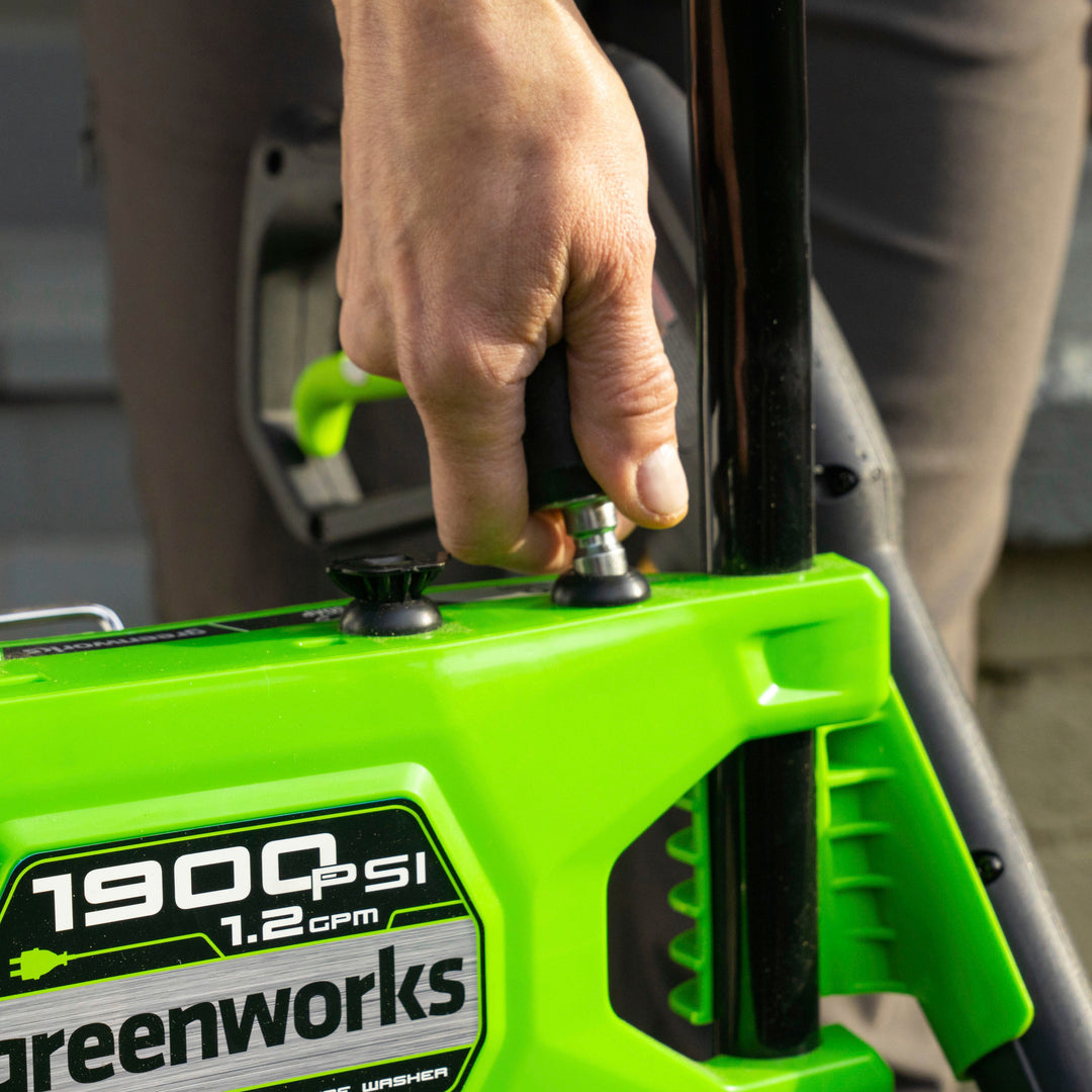 Greenworks - Electric Pressure Washer up to 1900 PSI at 1.2 GPM - Green_4