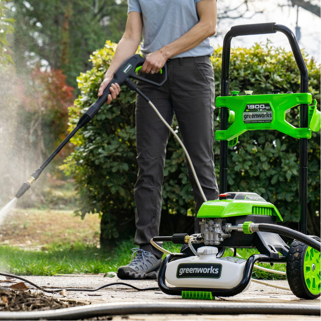 Greenworks - Electric Pressure Washer up to 1900 PSI at 1.2 GPM - Green_2