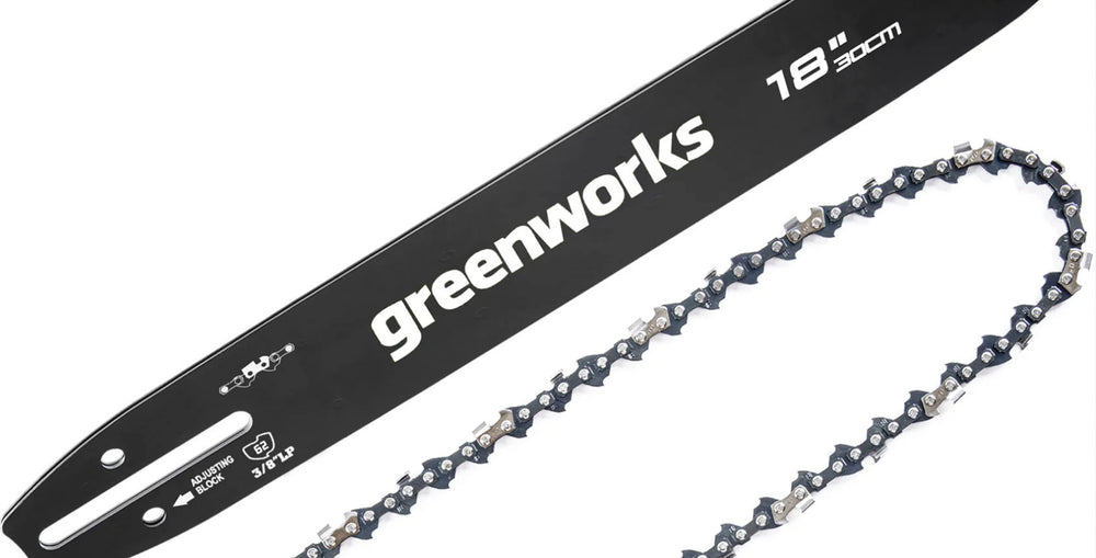 Greenworks - 18-Inch Replacement Chainsaw Bar and Chain Combo - Black_1