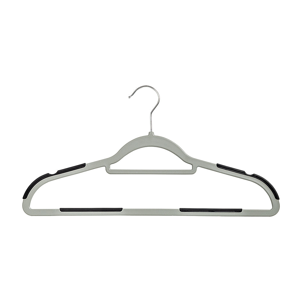 Honey-Can-Do - Rubber Grip No-Slip Plastic Hangers 50pk - Gray_1
