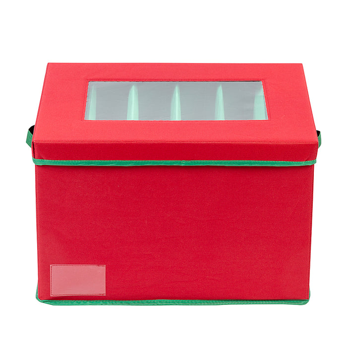 Honey-Can-Do - Christmas Tree Lights Storage Box With Handles - Red_9