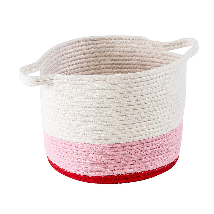 Honey-Can-Do - Nesting Cotton Rope Storage Basket Set Ombré - White_8