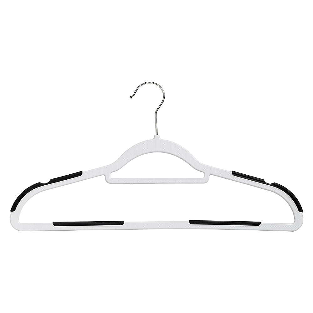 Honey-Can-Do - Rubber Grip No-Slip Plastic Hangers 50pk - White_1