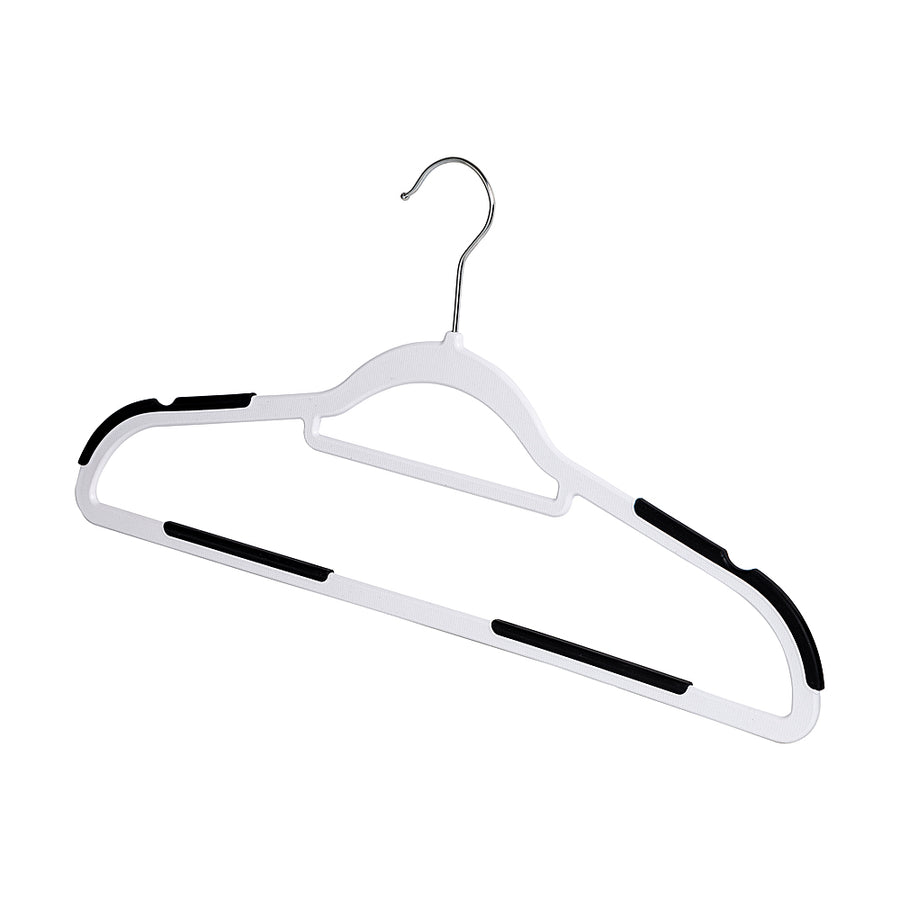 Honey-Can-Do - Rubber Grip No-Slip Plastic Hangers 50pk - White_0