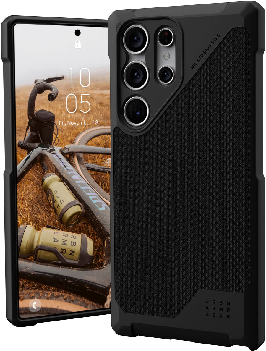 UAG - Metropolis LT Pro Case for Galaxy S23 Ultra - Kevlar Black_0