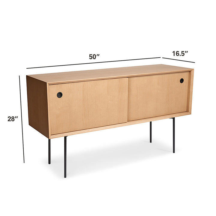 Burrow - Carta Mid Century Modern Credenza - Oak_5