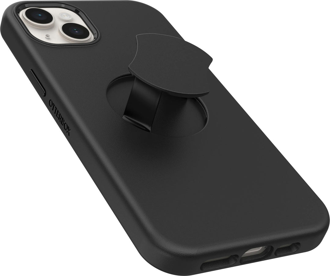 OtterBox - OtterGrip Symmetry Series Hard Shell for Apple iPhone 14 Plus - Black_4