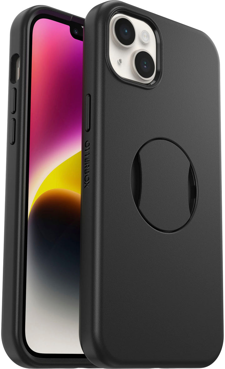 OtterBox - OtterGrip Symmetry Series Hard Shell for Apple iPhone 14 Plus - Black_3