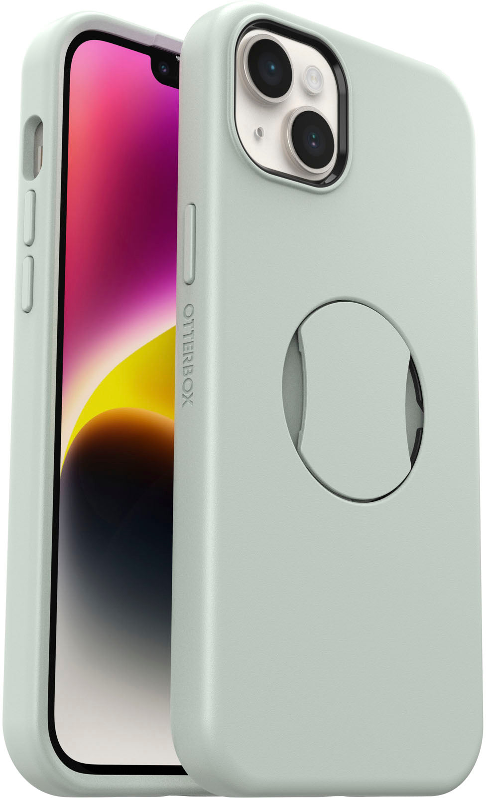 OtterBox - OtterGrip Symmetry Series Hard Shell for Apple iPhone 14 Plus - Chill Out_3