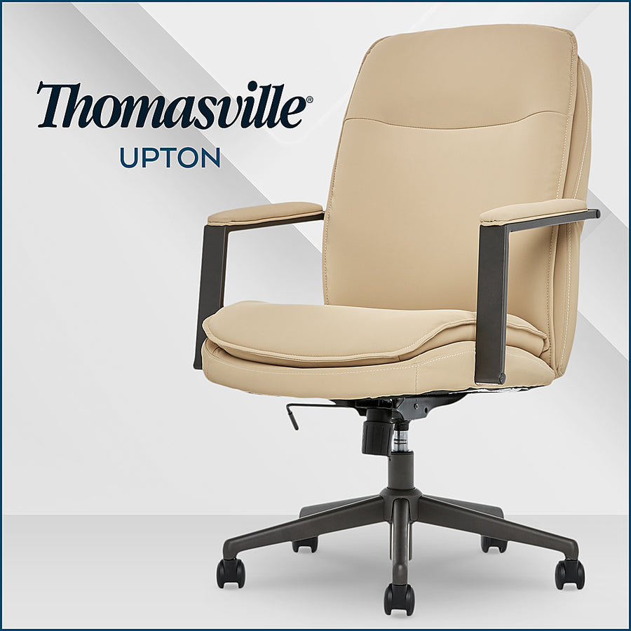 Thomasville - Upton Bonded Leather Office Chair - Cream_0