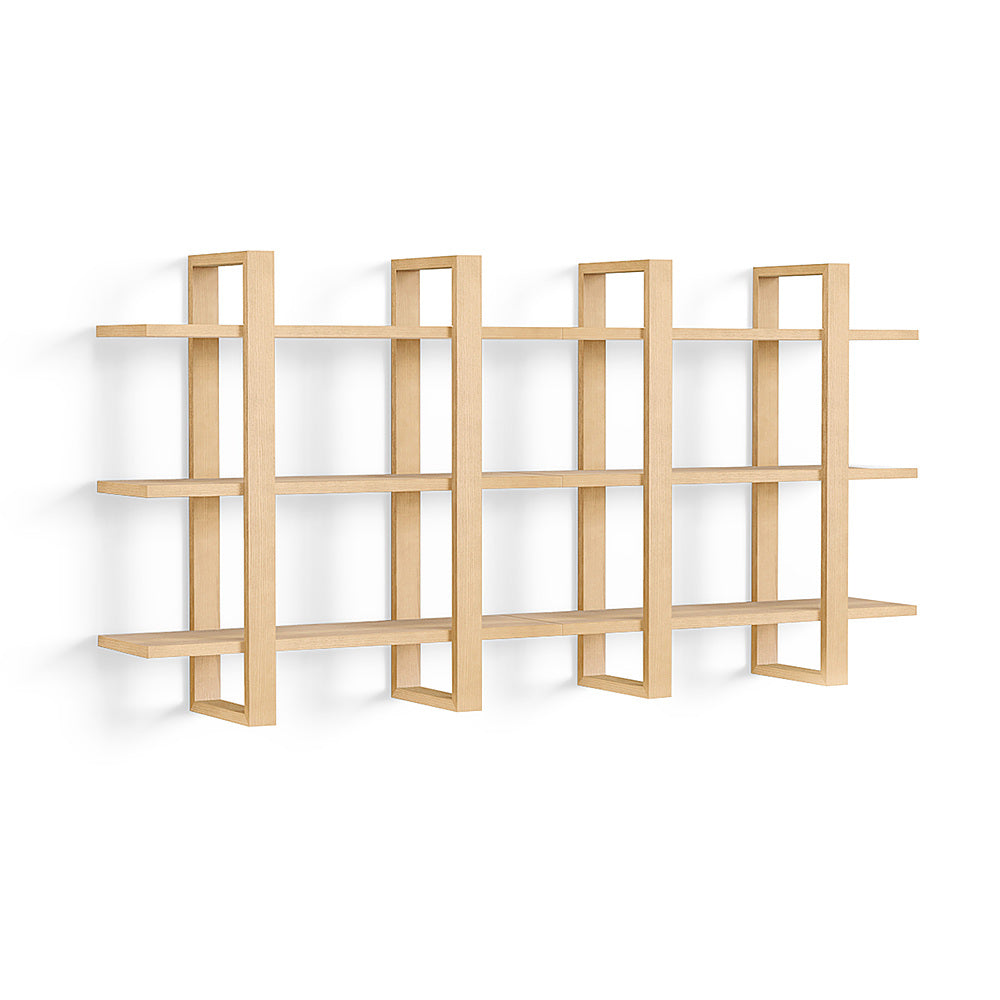 Burrow - Index Hardwood 6-Shelf Bookshelf - Oak_2