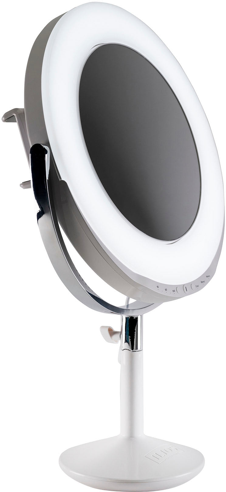 Ilios - All-in-One Makeup Mirror & Beauty Ring Light - White_0