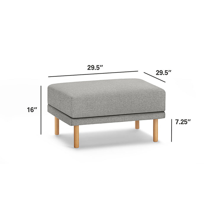 Burrow - Modern Field Ottoman - Fog_2