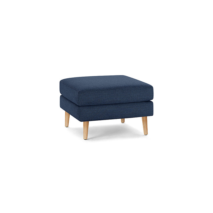 Burrow - Mid Century Nomad Ottoman - Navy Blue_0