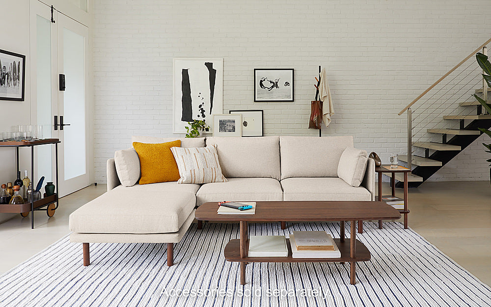 Burrow - Modern Field 3-Seat Sofa with Attachable Ottoman - Oatmeal_1