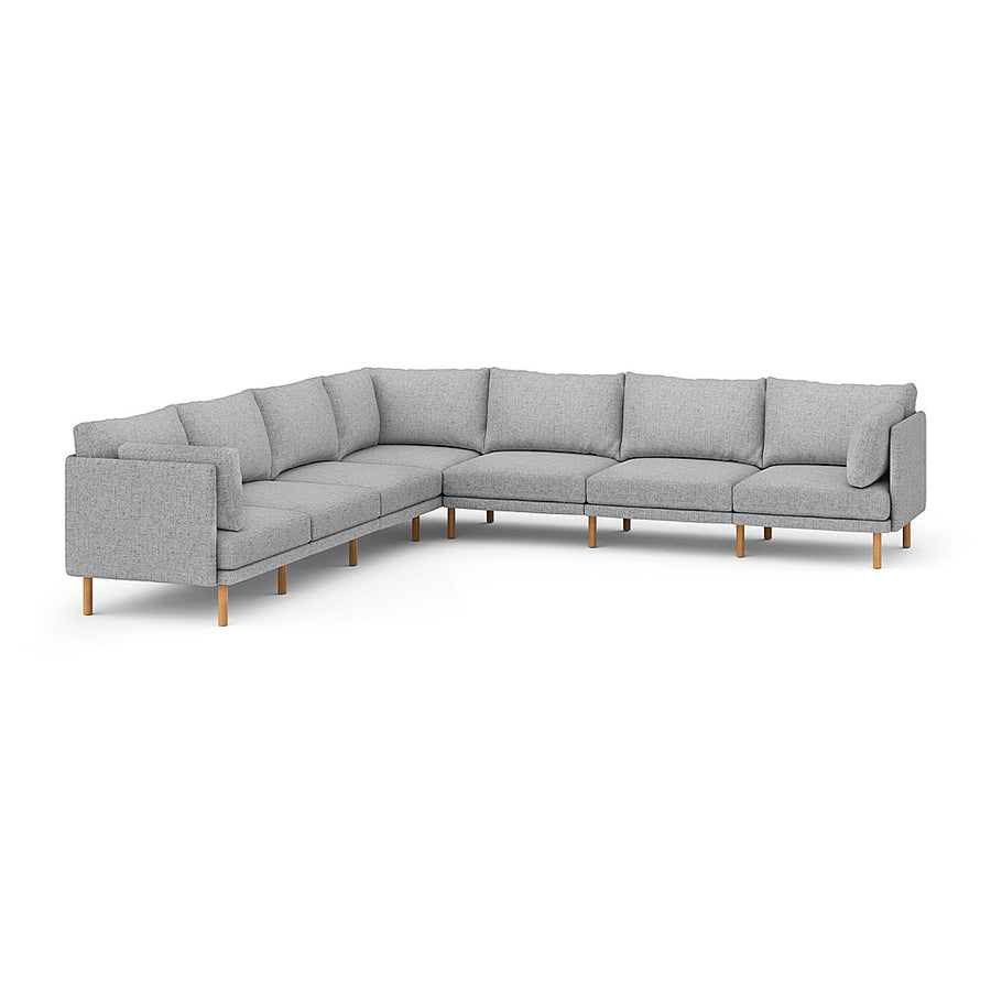 Burrow - Modern Field 7-Seat Sectional - Fog_0