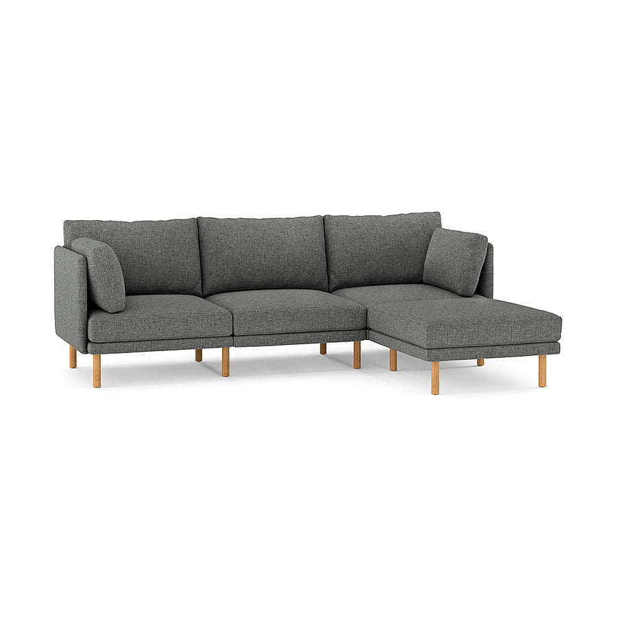 Burrow - Modern Field 3-Seat Sofa with Attachable Ottoman - Carbon_0