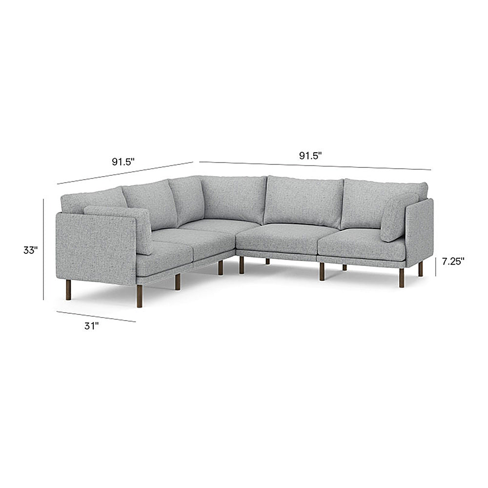 Burrow - Modern Field 5-Seat Sectional - Carbon_2
