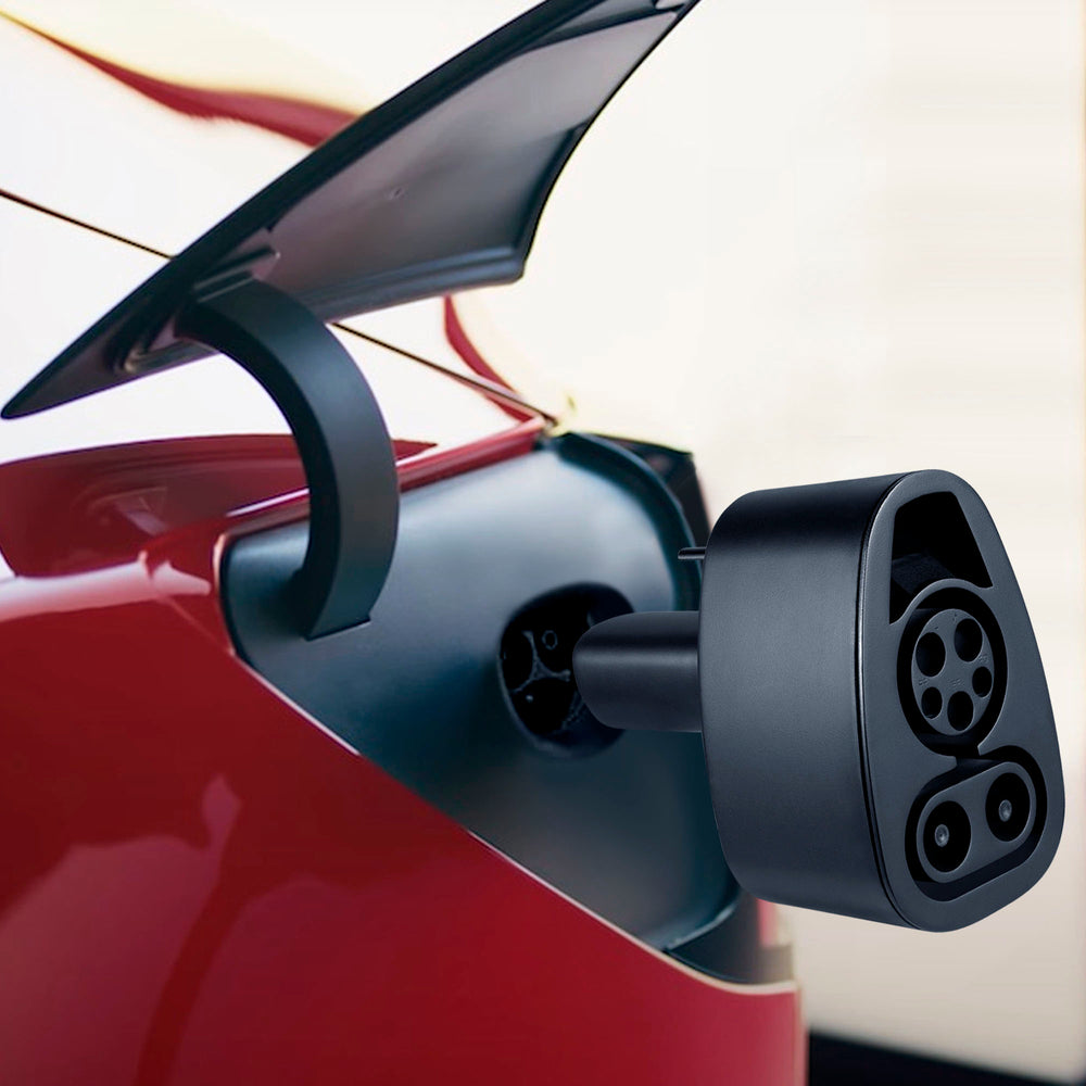 Lectron - CCS to Tesla Electric Vehicle (EV) Charger Adapter for Tesla Electric Vehicles - Black_1