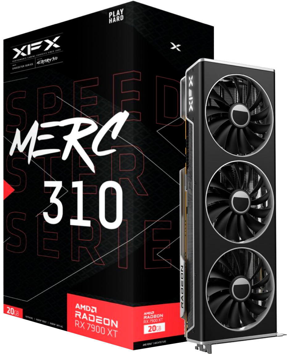 XFX - Speedster MERC310 AMD Radeon RX 7900XT 20GB GDDR6 PCI Express 4.0 Gaming Graphics Card - Black_3