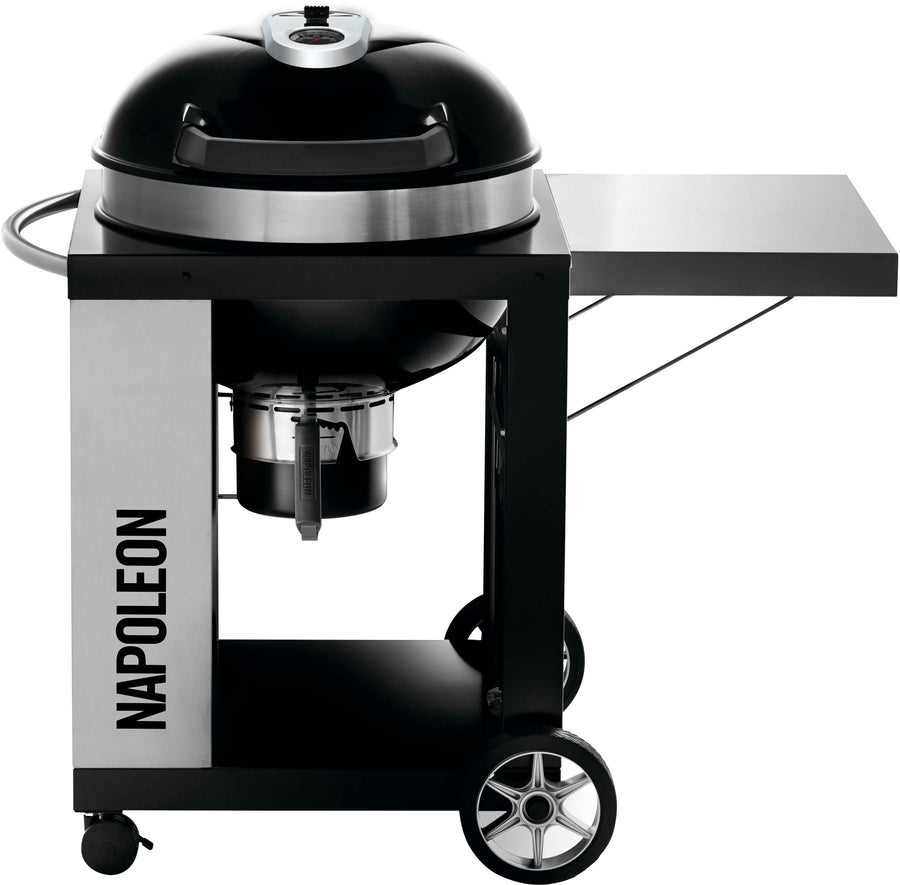 Napoleon - 22" PRO Charcoal Kettle Grill with Cart - Black_0