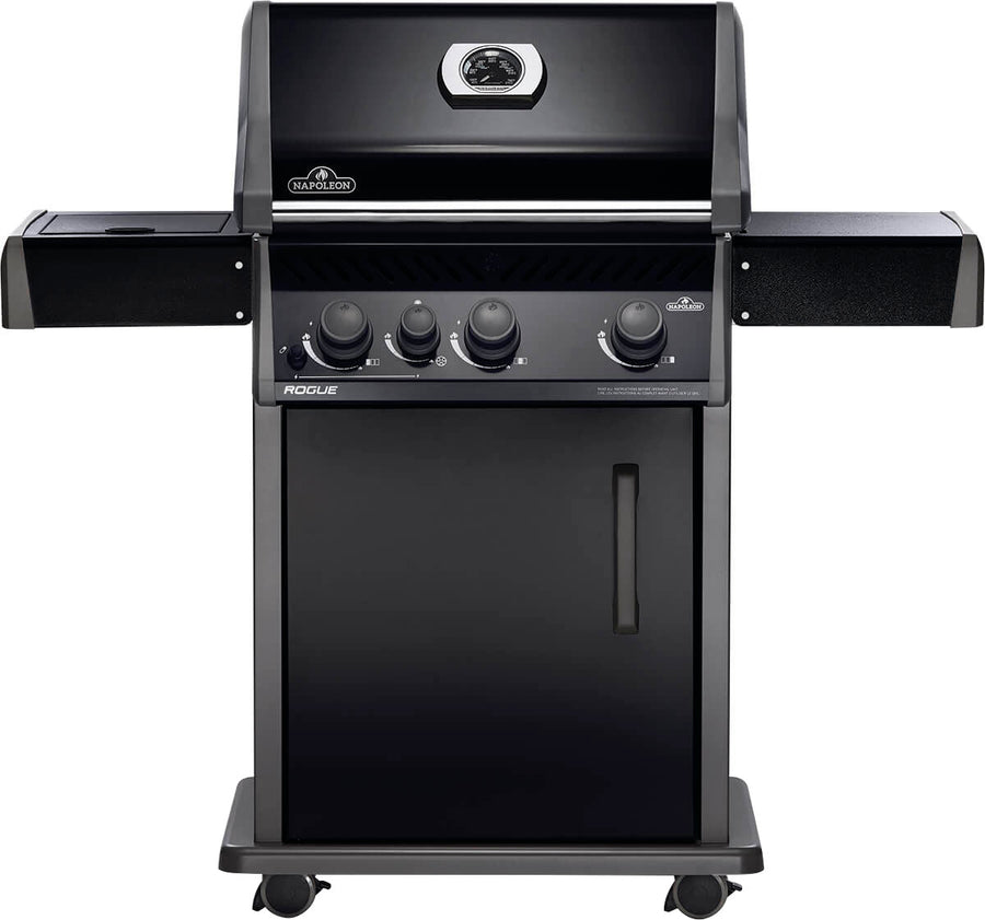 Napoleon - Rogue 425 Propane Gas Grill with Side Burner - Black_0
