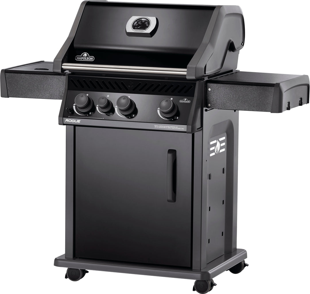 Napoleon - Rogue 425 Propane Gas Grill with Side Burner - Black_8