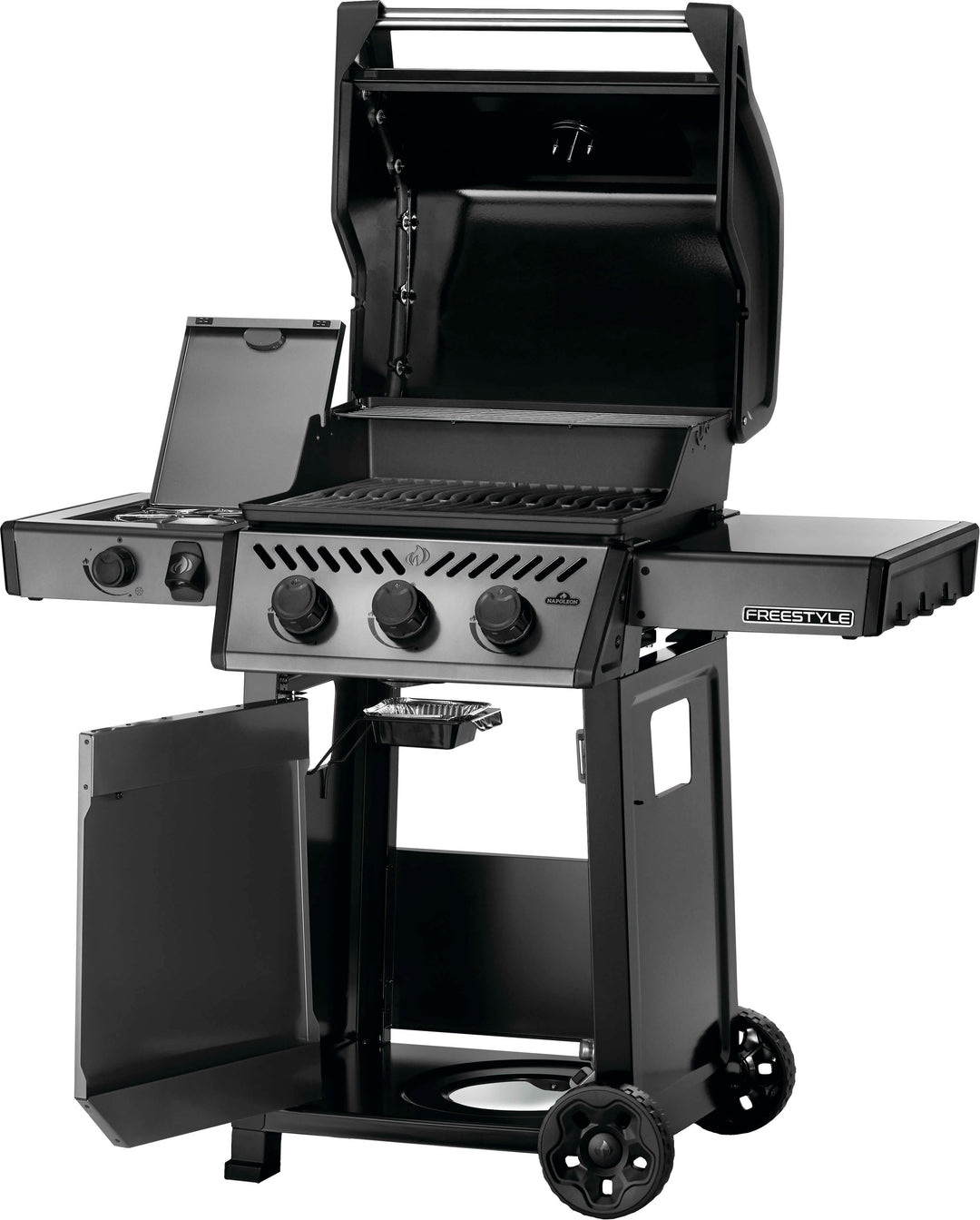 Napoleon - Freestyle 365 Propane Gas Grill with Side Burner - Graphite Grey_2
