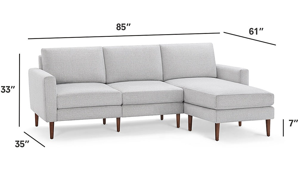 Burrow - Mid-Century Nomad Sofa Sectional - Navy Blue_4