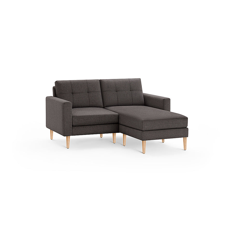 Burrow - Mid-Century Nomad Sectional Loveseat - Charcoal_0