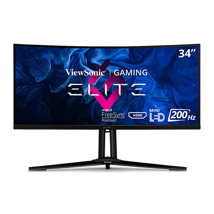 ViewSonic - ELITE  XG341C-2K 34" LCD UWQHD FreeSync Gaming Monitor - Black_0